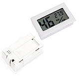 Гігрометр, термометр цифровий (Білий), фото 3