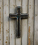 Дерев'яний хрест настінний, фото 6