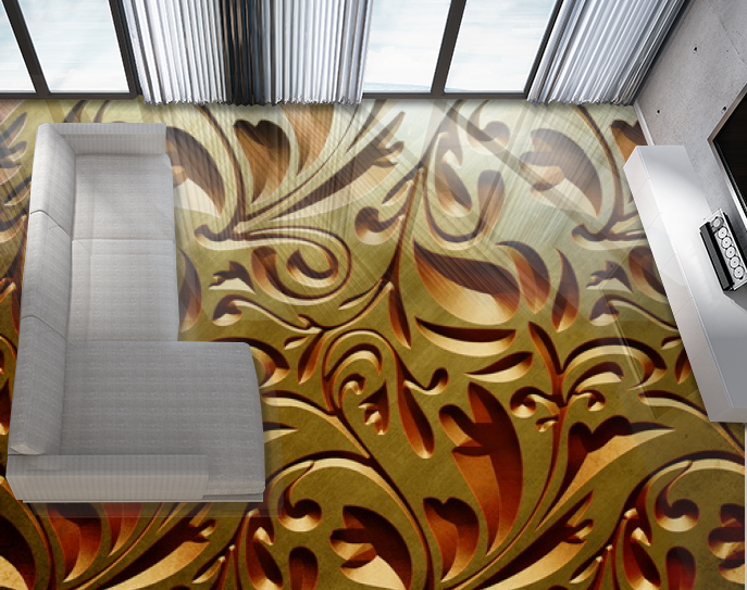 Наклейка для створення 3D підлоги 2 х 2 м (під замовлення будь-який розмір) із захисною ламінацією (БП-pol_tx047)