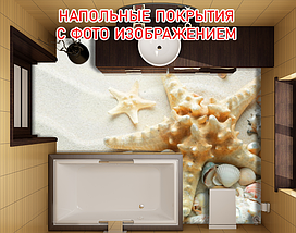 Наклейка для створення 3D підлоги 2 х 2 м (під замовлення будь-який розмір) із захисною ламінацією (БП-pol_mp009), фото 3