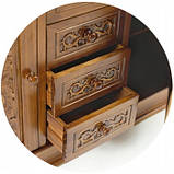 Різьблений Комод античний 100 х 75 х 35 см, фото 4