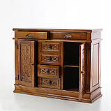 Різьблений Комод античний 100 х 75 х 35 см, фото 2