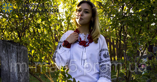 Широкий червоно-чорний браслет та намисто Широкий браслет червоного та чорного кольорів