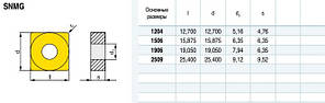 SNMG120404 LF6118 (сталь, нерж.сталь) Твердосплавна пластина для токарного різця, фото 5