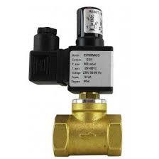 Електромагнітний клапан DN25 MADAS (Italy) для природного газу з ручним зведенням затвора, фото 1