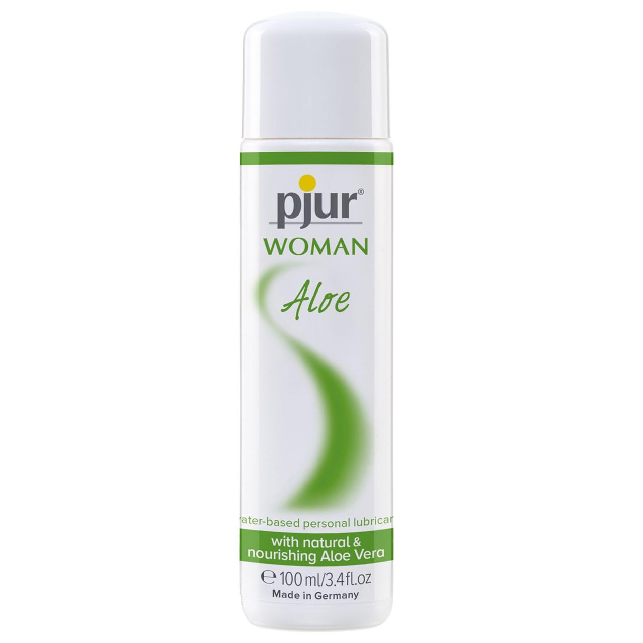 Лубрикант на водній основі pjur Woman Aloe 100 мл з екстрактом алое, зволожуючий, без парабенів 777Shop.com.ua