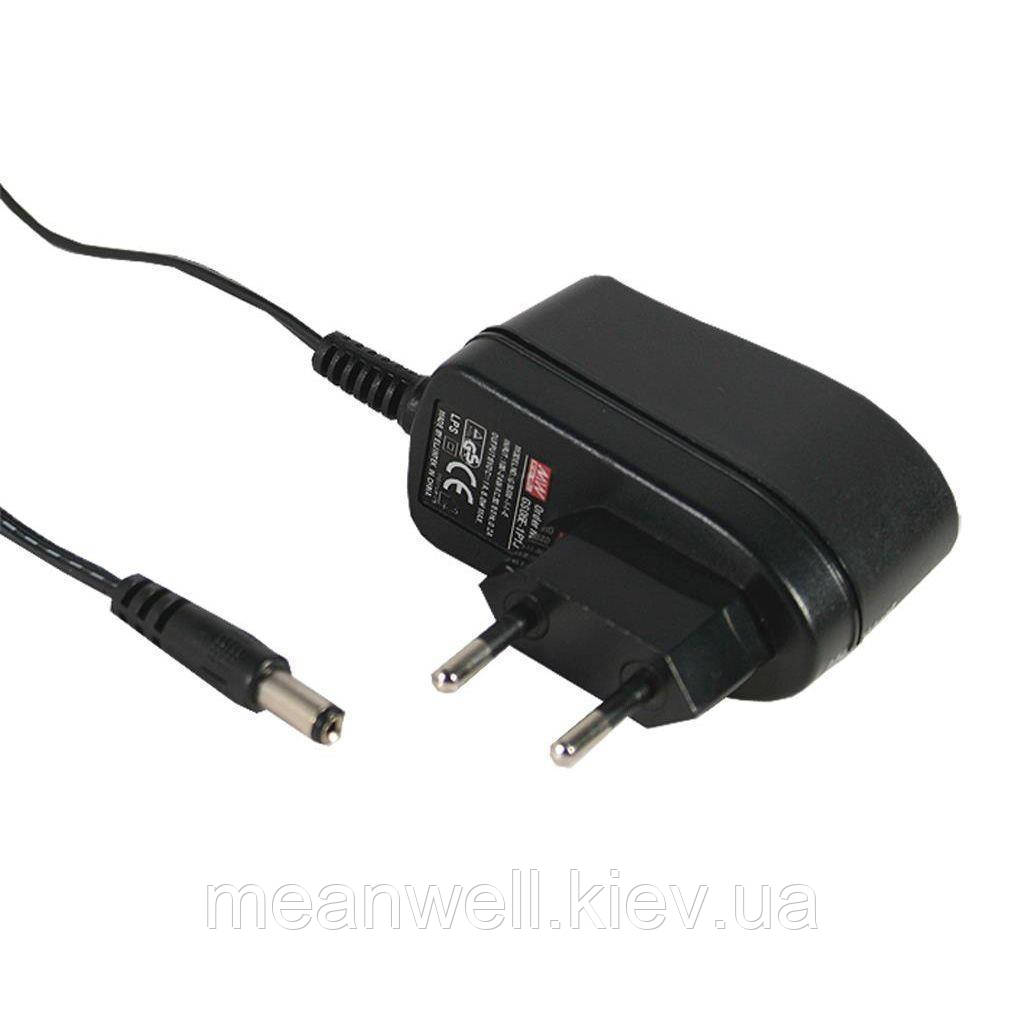 GS06E-6P1J AC DC адаптер живлення 24 В, 0,25 А Mean Well