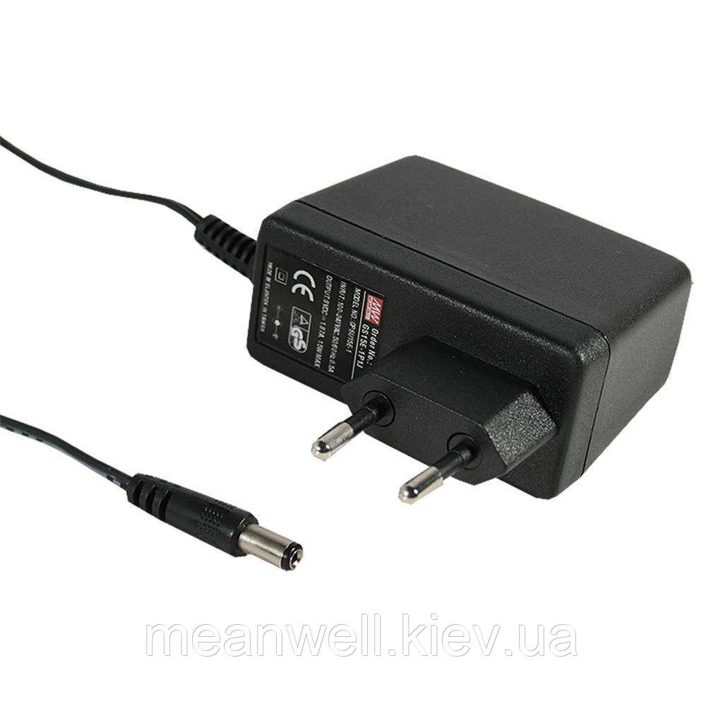 GS15E-11P1J AC DC адаптер живлення 7,5 В, 1,6 А Mean Well