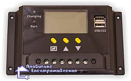 Контролер заряду LMS 2420 12-24В, 30А для сонячних фотомодулів