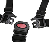 Ремені безпеки для коляски Чорний з червоною кнопкою (05028), фото 4