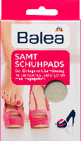 Протиковзні оксамитові подушечки для взуття Balea Samt Schuhpads, 1 пара.