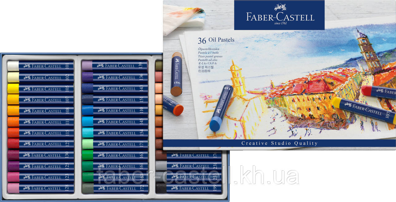 Набір олійних пастелей Faber-Castell Oil Pastels, 36 кольорів, 127036
