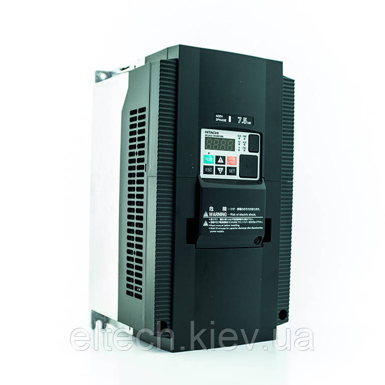 Перетворювач частоти для електродвигуна. Частотник Hitachi. WL200-075HFE, 7.5 кВт, 400В., фото 1