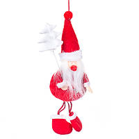 Новогодняя игрушка "Дед Мороз" 20*7 см, в упаковке 12шт. (0539J)