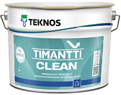 Фарба зі сріблом Timantti Clean Тімантті Teknos 2,7 л