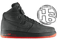 Чоловічі кросівки Nike Air Force 1 High VT Vac Tech Premium Winter Gray/Orange (з хутром) 472496-002