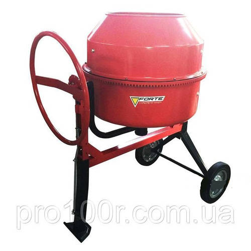 Бетономешалка с чугунным венцом 260 л FORTE EW1260N гравитационная, для ...