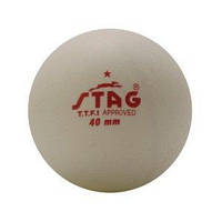 Мячики для настольного тенниса Stag One Star White Ball 6 шт (TTBA-440.W)