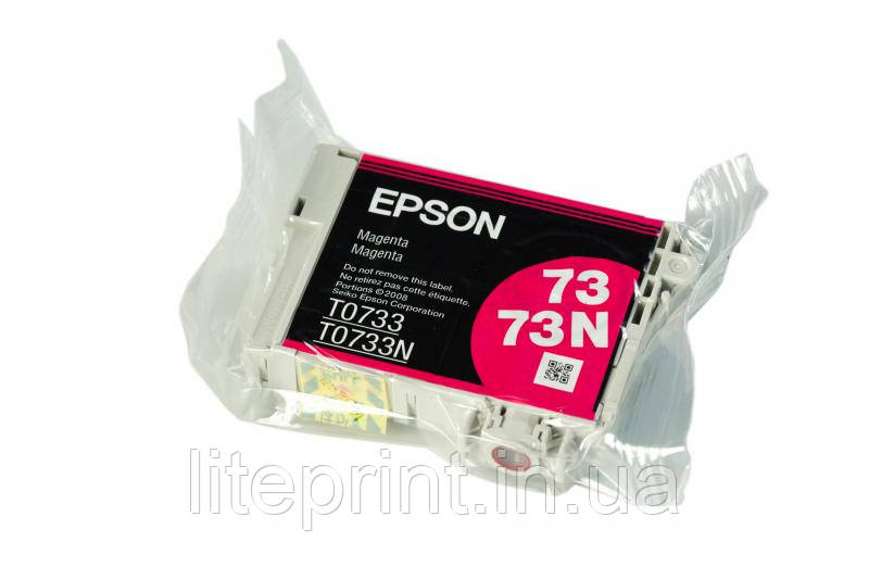 Оригінальний картридж Epson T0733, Magenta