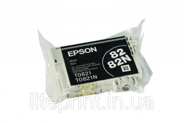 Оригінальний картридж Epson T0821, Black