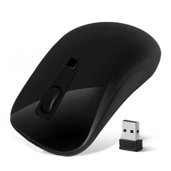 Мишка Crown CMM-918W USB black безпровідна