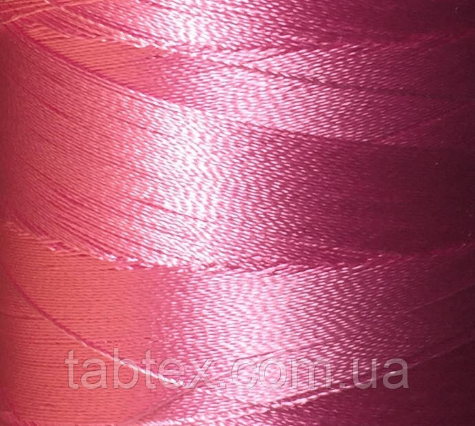 Нитка шовк для машинної вишивки embroidery 120den. №В-108(розов.)(МН) 3000 ярд