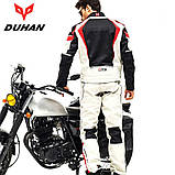 Мотокостюм, мотокуртка, мотоштани, літній мотокостюм DUHAN, фото 5