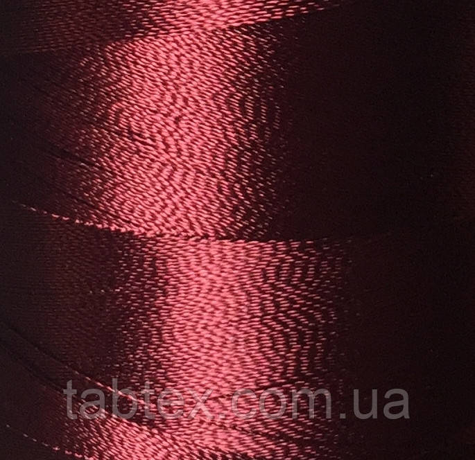 Нитка шовк для машинної вишивки embroidery 120den. №В-318(бордо.)(МН) 3000 ярд