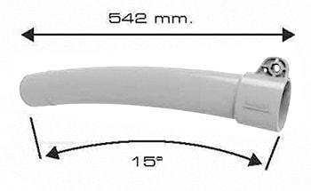 Дуга спірального кормороздатчика, Ø 75 мм, д. 542 мм.