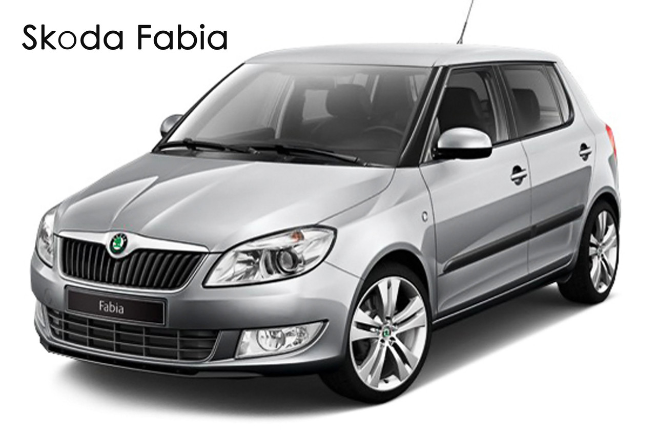 Skoda Fabia — заміна галогенних лінз на світлодіодні LED лінзи Hella