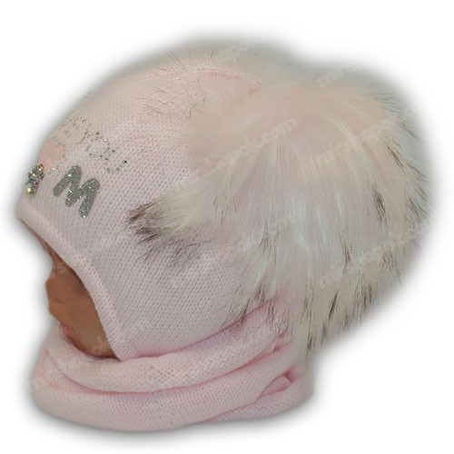 Шапка и шарф для девочки