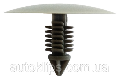 Клипса креплення обшивки Renault Laguna, Megane, ModusScenic / Land Rover / Dacia Logan (СЕРАЯ)