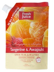 Гель для душу дой-пак Tangerine&Awaphi 200 мл Fresh Juice