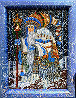 НЮ-078 Рождественский чародей. ТМ Миледи. Набор для вышивки бисером и каменьями
