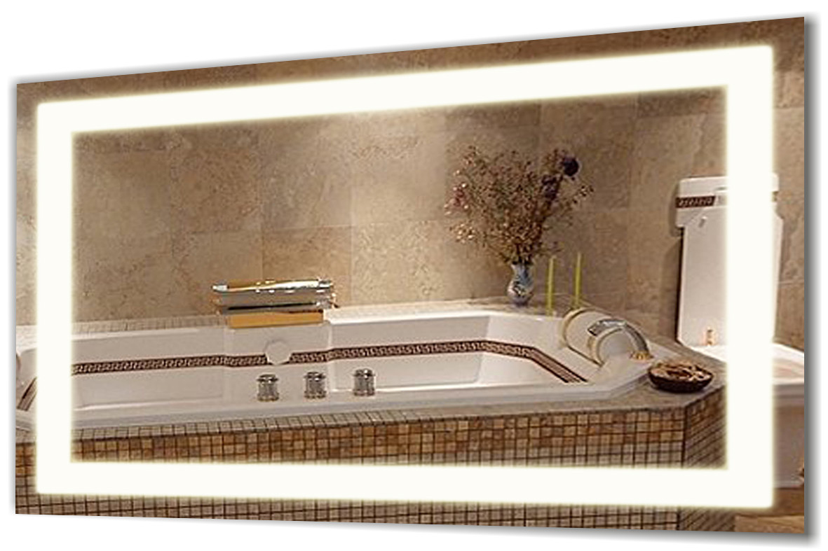 Зеркало с подсветкой Led, настенное зеркало 50х80 Сomfort Led-03 ...