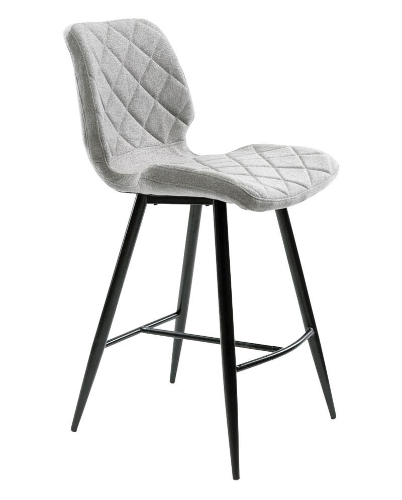 Diamond (Даймонд) Concepto полубарный стул текстиль цвет светло-серый - фото 4 - id-p787376266