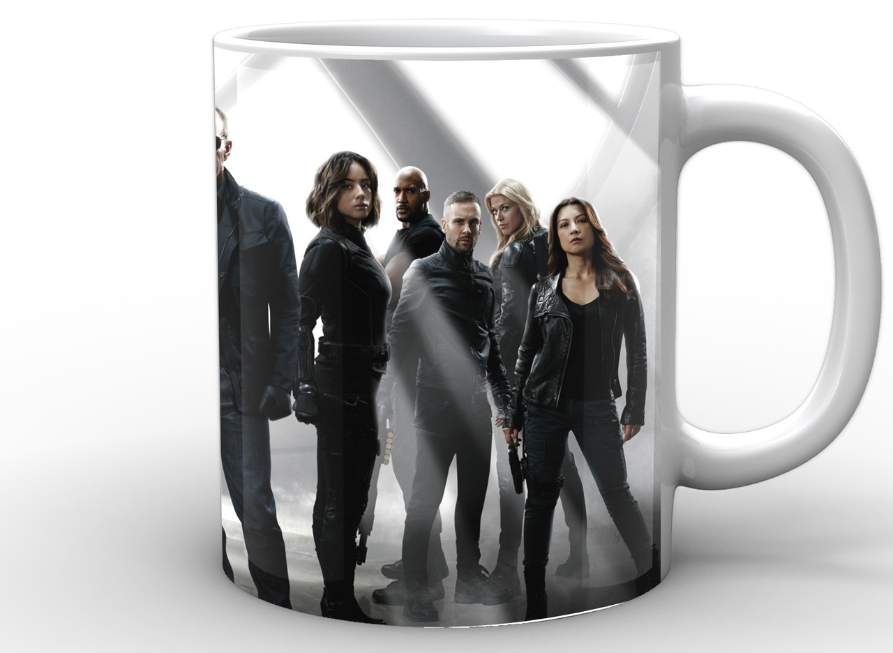 Кухоль Geek Land білі Агенти Щ.И.Т Agents of S.H.I.E.L.D. wide AS.02.017, фото 1