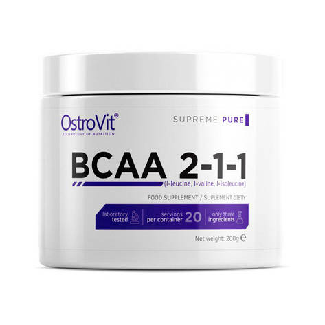 OstroVit BCAA 2-1-1 200 g, фото 1