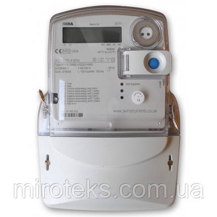 ISKRA MT174-D2 5(120)А 3-фазний лічильник (двотарифний). Ціна, характеристики ☎044-33-44-274 📧 miroteks.info@gmail.com, фото 1