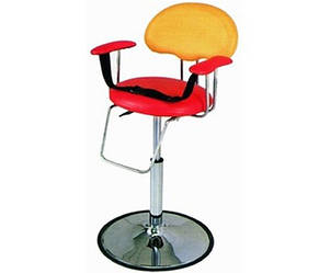 Дитяче крісло для стриження, перукарське крісло для дітей у салоні краси, крісло-пуфик перукарський