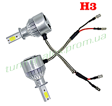 LED ЛАМПИ C6 / H3 / 12-24V / 36W / 3800LM / 6500K