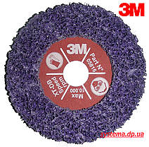 3М™ 05816 Scotch-Brite™ Clean&Strip XT-DB Purple™ - круг Зачисний 115 x 22,24 х 13 мм, фото 2