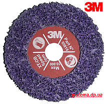 3М™ 05816 Scotch-Brite™ Clean&Strip XT-DB Purple™ - круг Зачисний 115 x 22,24 х 13 мм, фото 3