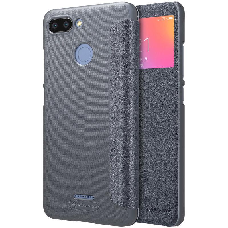 Nillkin XIAOMI Redmi 6 Gray NEW LEATHER CASE чохол - книжка