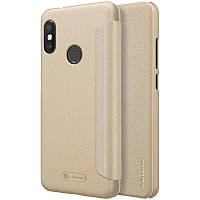 Nillkin Xiaomi Redmi 6 Pro/Mi A2 Lite New Sparkle Leather Case Gold Чохол Книжка