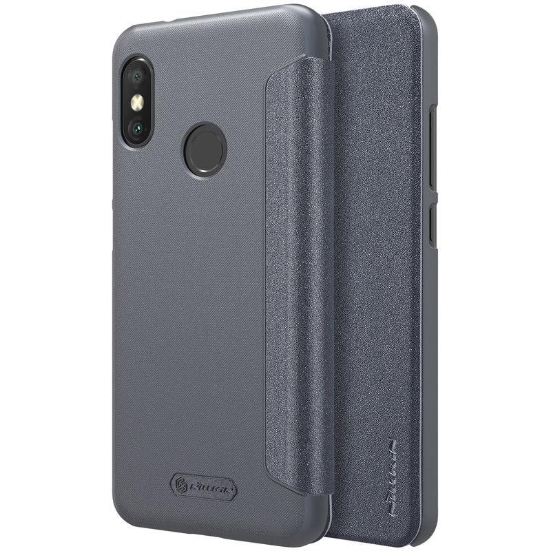 Nillkin Xiaomi Redmi 6 Pro/Mi A2 Lite New Sparkle Leather Case Gray Чохол Книжка
