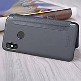 Nillkin Xiaomi Redmi 6 Pro/Mi A2 Lite New Sparkle Leather Case Gray Чохол Книжка, фото 5