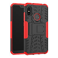 Чохол протиударний для Xiaomi Mi A2 Lite / Redmi 6 Pro Чорно-червоний