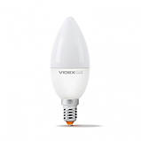 LED лампа з регулюванням яскравості VIDEX C37eD3 6W E14 4100K 220V, фото 2