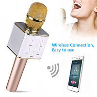 Бездротовий мікрофон караоке Bluetooth Q7, мікрофон з вбудованою колонкою, фото 1